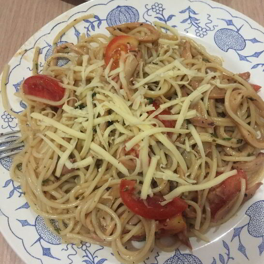 Рецепт сливочная паста с кальмарами