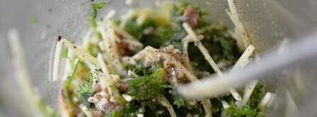 спагетти с креветками и грибами. Шаг 2