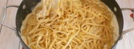 спагетти с курицей в сливочном соусе. Шаг 8