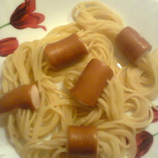 Рецепт спагетти с соусом