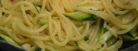 спагетти с цукини, розмарином и чесноком. Шаг 7