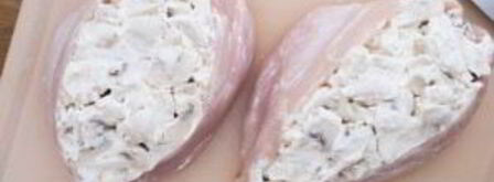 фаршированная курица в беконе. Шаг 3