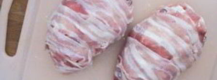 фаршированная курица в беконе. Шаг 4