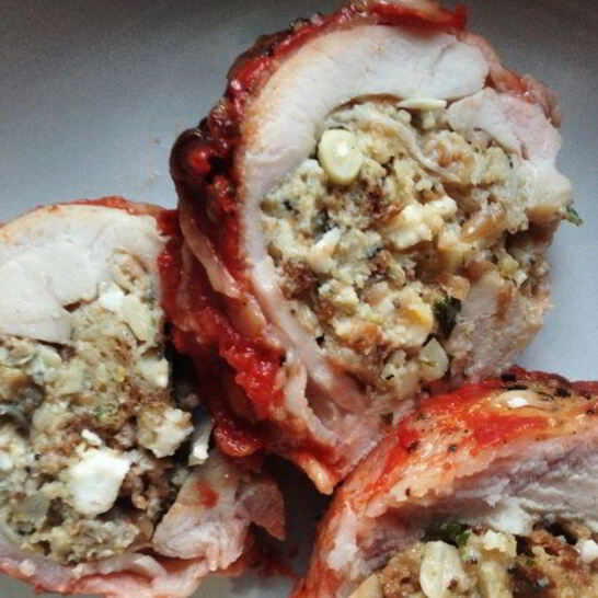 Рецепт фаршированные куриные окорочка