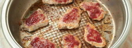 филе индейки под вишневым соусом. Шаг 7