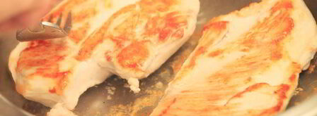 филе, обжаренное без масла. Шаг 5