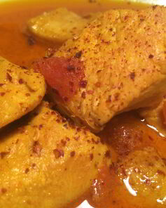 Индейка в соусе карри