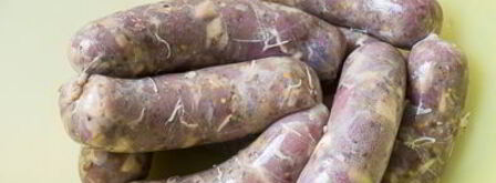 колбаски из рубленой индейки с грибами. Шаг 11