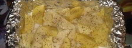 куриная голень с картошкой в духовке. Шаг 2