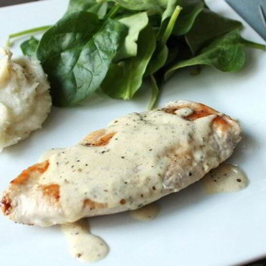 Рецепт куриное филе в сливочном соусе