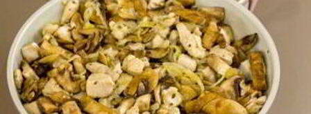 куриное филе, жаренное с грибами. Шаг 6