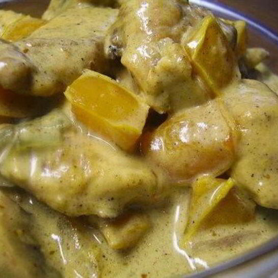 Рецепт куриного карри с шампиньонами