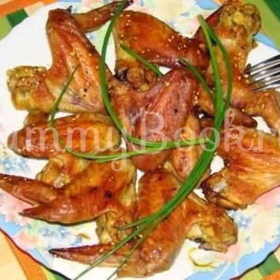 Рецепт куриные крылья в соевом соусе и васаби