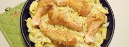 куриные ножки с картошкой в духовке. Шаг 7