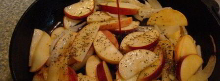 куриные ножки с яблоками. Шаг 3