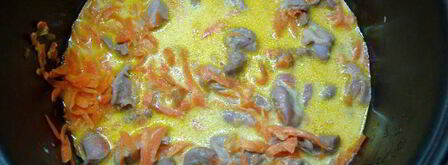 куриные желудочки в мультиварке. Шаг 5