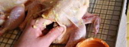 курица, фаршированная бананами. Шаг 3