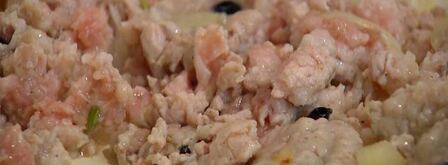 курица, фаршированная гречкой и каштанами. Шаг 5