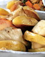 Курица с айвой