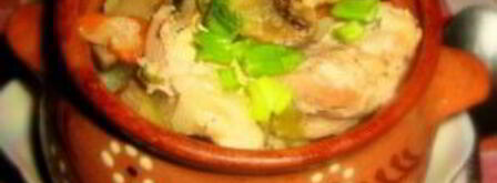 курица в горшочке со сметаной. Шаг 8