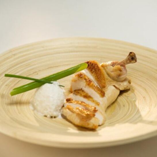 Рецепт курица эрлайн с домашним кокосовым сорбетом