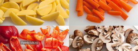 курица, запеченная с овощами. Шаг 4