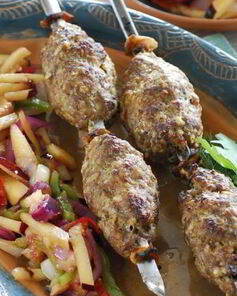 Люля-кебаб со сливовым соусом