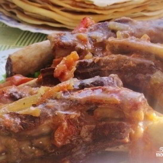 Рецепт мясо на кости в мультиварке