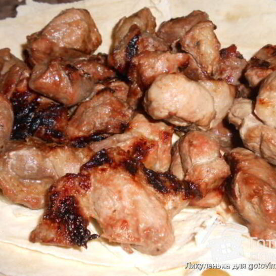 Рецепт мясо на углях