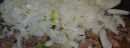 острое мясо с красной фасолью. Шаг 2