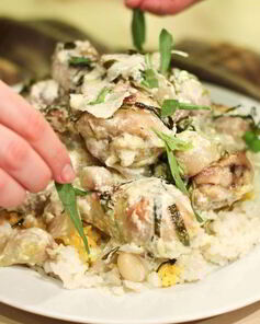 Сливочная курица с тархуном