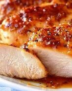 Сочное куриное филе в медовом соусе