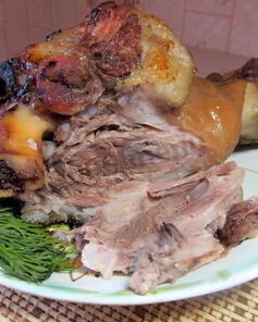 Свиная рулька в пиве запеченная в духовке