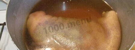 свиная рулька в пиве запеченная в духовке. Шаг 4