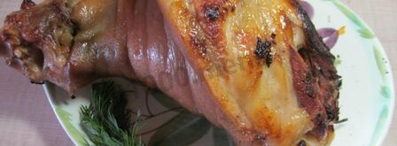 свиная рулька в пиве запеченная в духовке. Шаг 7