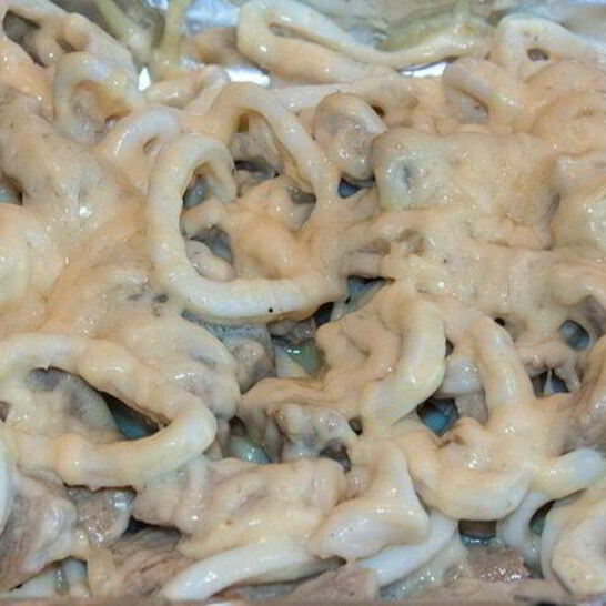 Рецепт свинина с кальмарами