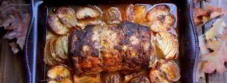 свинина, запеченная с яблоками. Шаг 4