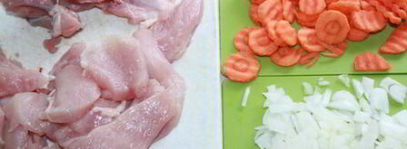 тажин зейтун — алжирская курица с оливками. Шаг 2