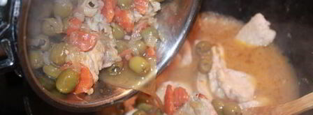 тажин зейтун — алжирская курица с оливками. Шаг 8