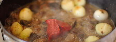 тушеная курица с грибами. Шаг 5