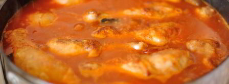 тушеная курица с грибами. Шаг 6