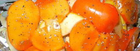 запеченное мясо с айвой и хурмой. Шаг 4