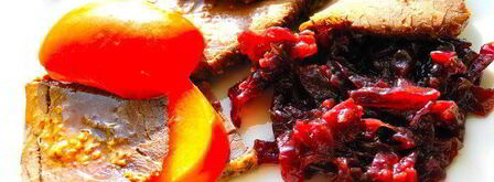 запеченное мясо с айвой и хурмой. Шаг 6