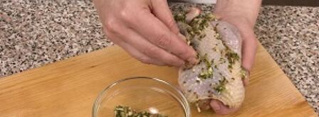 жареная куропатка с пряностями. Шаг 2