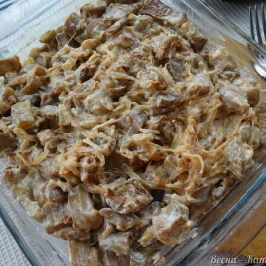 Рецепт баклажаны грибочки