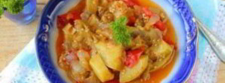 баклажаны и кабачки в мультиварке. Шаг 6