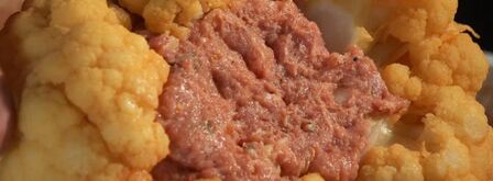 фаршированная пряная цветная капуста. Шаг 3