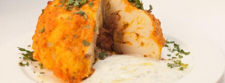 фаршированная пряная цветная капуста. Шаг 6