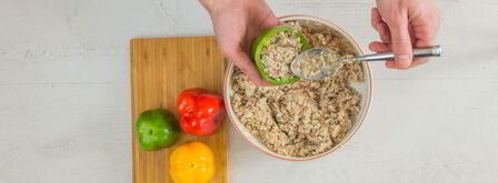 фаршированные перцы в сметанном соусе. Шаг 4