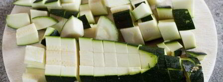 кабачки с баклажанами, помидорами и перцем. Шаг 5